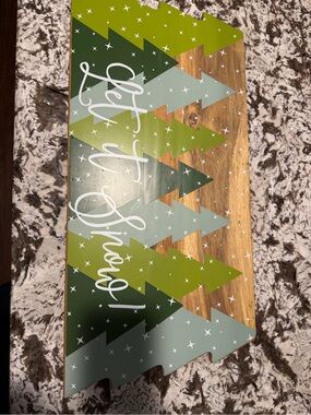 Let it Snow Holiday Charcuterie Board
